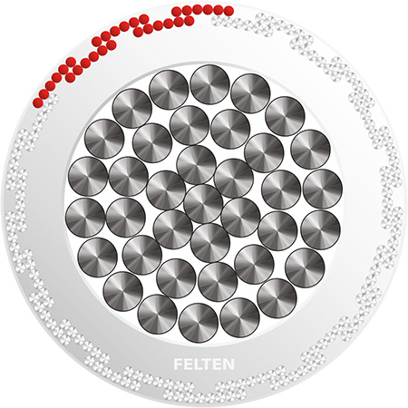 SP ENKELADER 350°C 2.5mm² RD