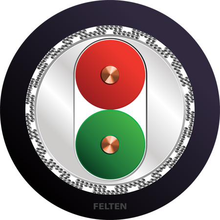 FieldLink® PB DP 2xAWG22/1 PE UV F&B