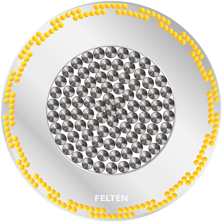 Silitherm SIF/POL 1.5kV 10mm² geel