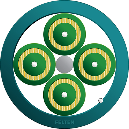 FiberConnect® I-V(ZN)HH 4G50/125 OM3B STB Eca