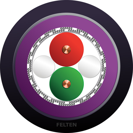 FieldLink® PB DP 2xAWG22/1 PE RP UV