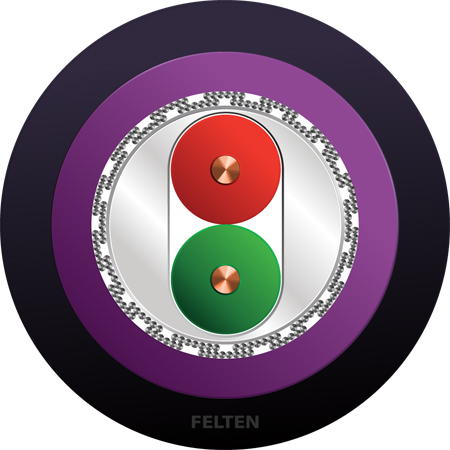 FieldLink® PB DP 2xAWG22/1 PE DB UV