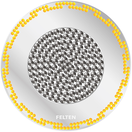Silitherm SIF/POL 1.5kV 16mm² geel