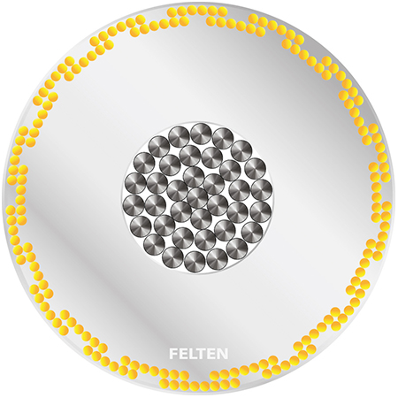 Silitherm SIF/POL 1.5kV 1.5mm² geel