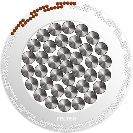 SP ENKELADER 350°C 2.5mm² BN
