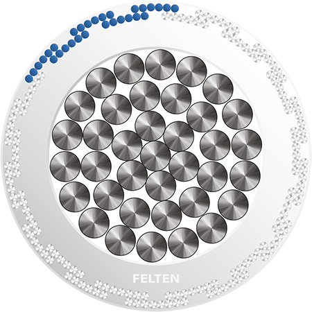 SP ENKELADER 350°C 2.5mm² BL