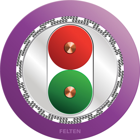 FieldNET PB DP 2xAWG22/1 FRNC CCA