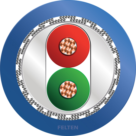 FieldLink® PB PA 2xAWG18/7 FRNC M&O SHF2