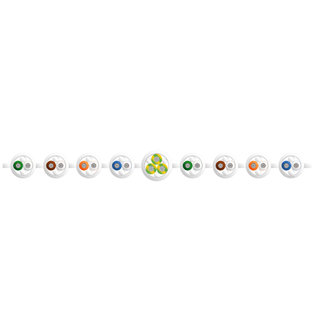 SP HPF HYBRIDE Cat5e 8x(2x0.15)+3x1