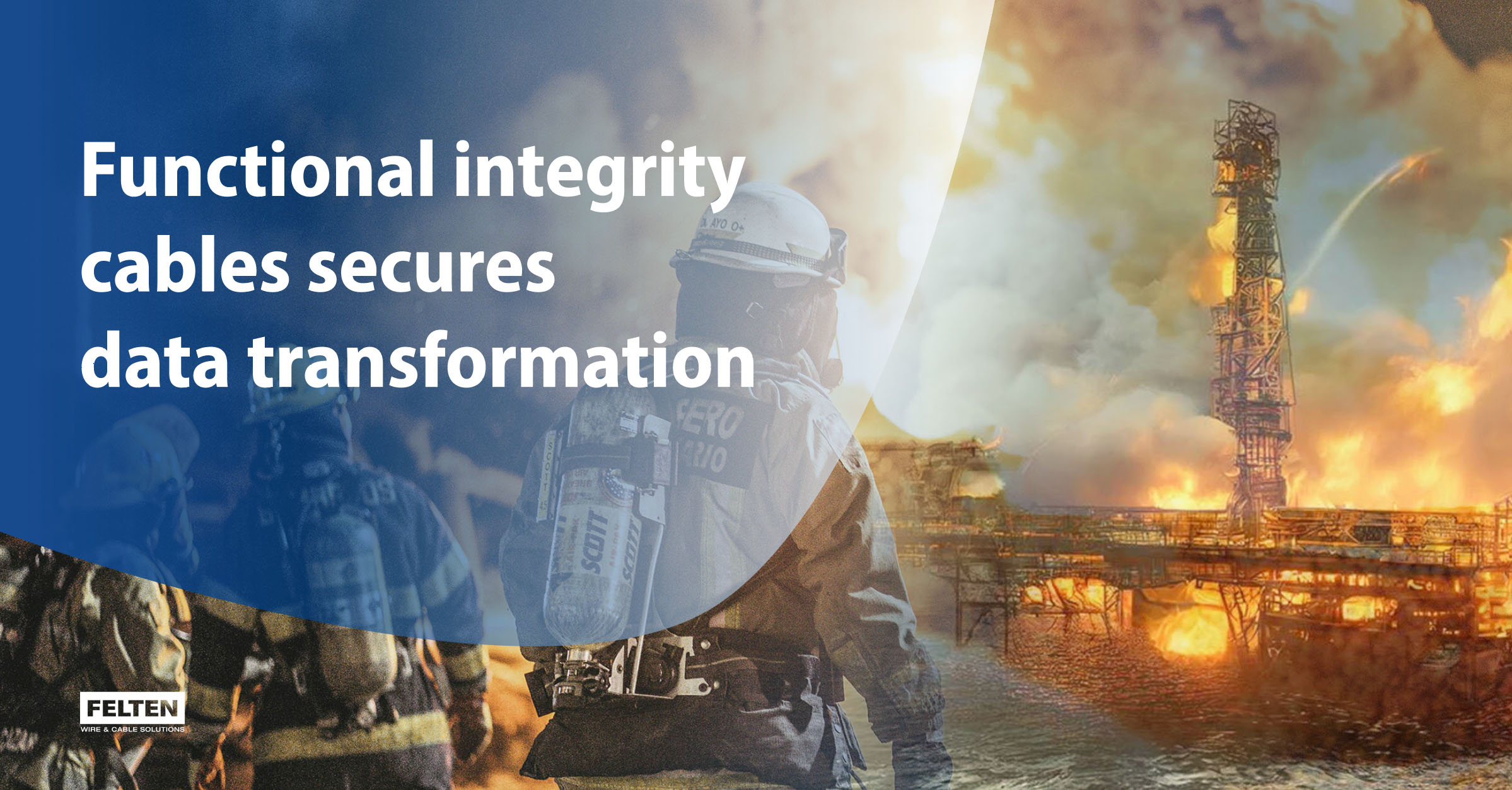 Copper data cable that maintains integrity in the event of fire for up to 180 minutes