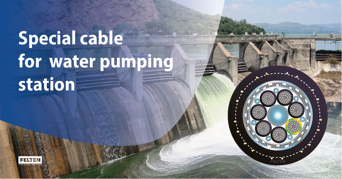 Special cable for water pumping station
